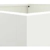 Lovelis, baltos spalvos, 52x48x75cm, šaltai valcuotas plienas