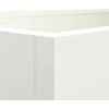 Lovelis, baltos spalvos, 62x30x29cm, šaltai valcuotas plienas