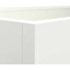 Lovelis, baltos spalvos, 62x47x46cm, šaltai valcuotas plienas