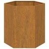 Lovelis, rūdžių spalvos, 40x40x45cm, Corten plienas