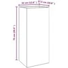 Lovelis, sidabrinis, 32x27,5x75cm, galvanizuotas plienas