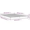 Lova Lovos rėmas, 140x190cm, pušies medienos masyvas