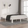 Lova Lovos rėmas, baltos spalvos, 140x200cm, pušies medienos masyvas
