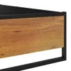 Lova Lovos rėmas, juodos spalvos, 100x200cm, metalas