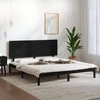Lova Lovos rėmas, juodos spalvos, 200x200cm, pušies medienos masyvas