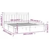 Lova Lovos rėmas, pilkos spalvos, 200x200cm, medienos masyvas
