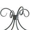 Lova Lovos rėmas su baldakimu, pilkos spalvos, 90x200cm, metalas