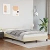 Lova Lovos rėmas su galvūgaliu be čiužinio, kreminės, 120x200cm