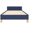 Lova Lovos rėmas su galvūgaliu be čiužinio, mėlynas 90x190cm audinys