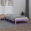 Lova Lovos rėmas su LED, 90x200cm, medienos masyvas