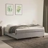 Lova Lovos rėmas be čiužinio, šviesiai pilkas, 160x200cm, aksomas