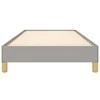 Lova Lovos rėmas be čiužinio, šviesiai pilkas, 80x200cm, audinys