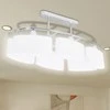 Lubinis šviestuvas Lubiniai šviestuvai su stikliniais gaubtais, 4vnt.