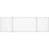 Magnetinė balta lenta, 200x60x1,7cm, aliuminis, sulankstoma