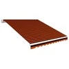 Markizės uždangalas nuo saulės, oranžinis ir rudas, 350x250cm