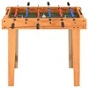 Mažas stalo futbolo stalas, klevo spalvos, 69x37x62cm