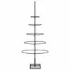 Metalinė Kalėdų eglutė, juodos spalvos, 90 cm