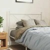Metalinis pakaitinis galvūgalis, baltos spalvos, 100cm