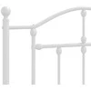 Metalinis galvūgalis, baltos spalvos, 100cm