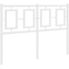 Metalinis galvūgalis, baltos spalvos, 120cm