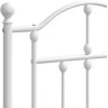 Metalinis galvūgalis, baltos spalvos, 135cm