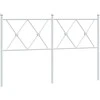 Metalinis pakaitinis galvūgalis, baltos spalvos, 137cm