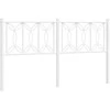Metalinis pakaitinis galvūgalis, baltos spalvos, 150cm