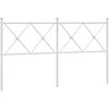 Metalinis pakaitinis galvūgalis, baltos spalvos, 150cm