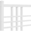 Metalinis pakaitinis galvūgalis, baltos spalvos, 160cm
