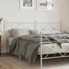 Metalinis pakaitinis galvūgalis, baltos spalvos, 180cm