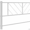 Metalinis galvūgalis, baltos spalvos, 180cm