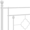 Metalinis galvūgalis, baltos spalvos, 200cm
