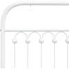 Metalinis galvūgalis, baltos spalvos, 200cm