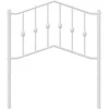 Metalinis galvūgalis, baltos spalvos, 80cm