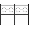 Metalinis galvūgalis, juodos spalvos, 120cm