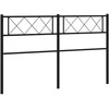 Metalinis galvūgalis, juodos spalvos, 150cm