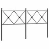 Metalinis galvūgalis, juodos spalvos, 160cm