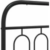 Metalinis pakaitinis galvūgalis, juodos spalvos, 160cm