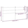 Metalinis galvūgalis, juodos spalvos, 180cm