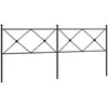 Metalinis galvūgalis, juodos spalvos, 193cm