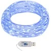 Mikro LED girlianda, 40m, 400 mėlynų LED, 8 funkcijos
