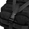 Militaristinio stiliaus kuprinė, 50 l, juoda