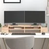 Laikiklis Monitoriaus stovas, 100x27,5x15cm, pušies medienos masyvas