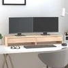 Laikiklis Monitoriaus stovas, 100x27x15cm, pušies medienos masyvas