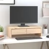 Laikiklis Monitoriaus stovas, 50x27x15cm, pušies medienos masyvas