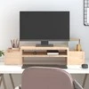 Laikiklis Monitoriaus stovas, 70x27,5x15cm, pušies medienos masyvas