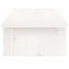 Laikiklis Monitoriaus stovas, baltas, 100x27x15cm, pušies masyvas