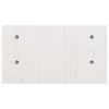 Laikiklis Monitoriaus stovas, baltas, 50x27x15cm, pušies medienos masyvas