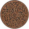 Mozaikinis bistro staliukas, terakota, 50x70cm, keramika