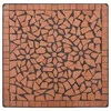 Mozaikinis bistro staliukas, terakotos, 60cm, keramika